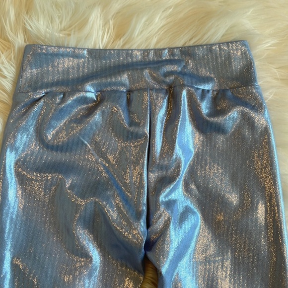Converse Kids All Over Print Foil High-Rise Leggings in blue, size M (10-12 yrs) - Picture 3 of 6